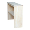 International Concepts Hutch For Brooklyn Desk, 12 in D X 45 in W X 30 in H, Unfinished, Wood OF-65H